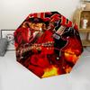 ACDC Theme Automatic Umbrella, Lightweight & Portable, 8 Rib, Perfect for Outdoor Travel, Birthdays, Christmas, Gifts.