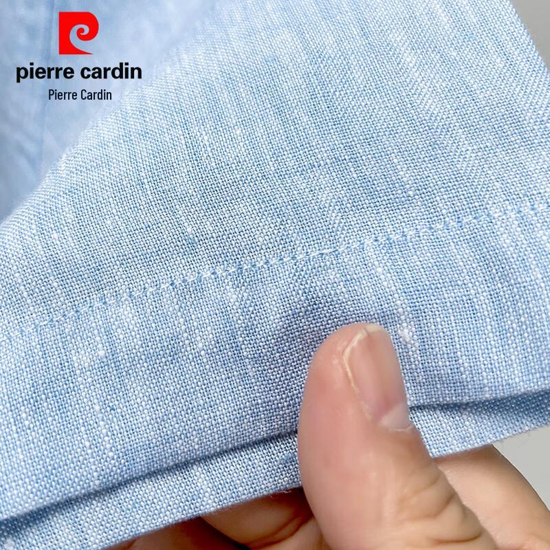 Pierre Cardin Men's 100% Linen Short Sleeve Shirt