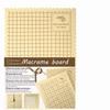 DIY Craft Thick Foam Macrame Board and Pins Kit 16x24cm 6x9in Grid Board Lightweight Reusable Knotting Board Bracelet Making
