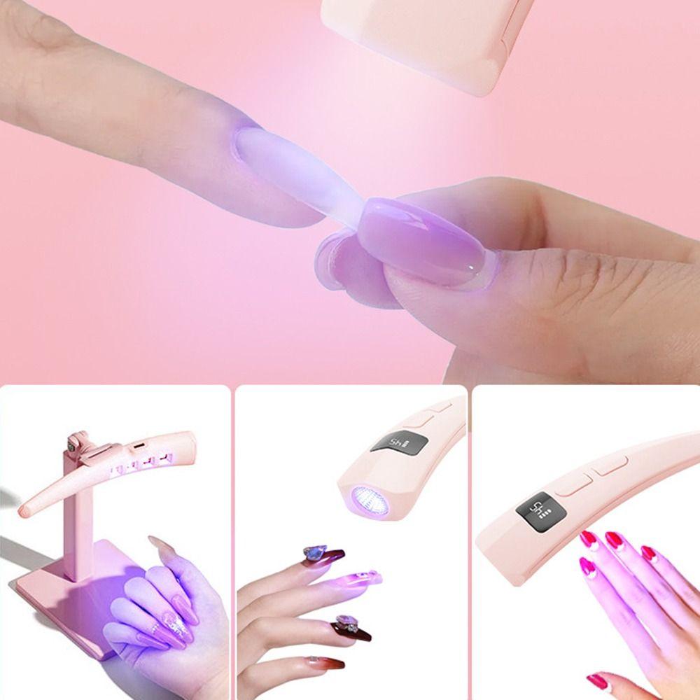 USB Nail Dryer Light 2 Modes Gel Polish Dryer Versatile Mini UV Curing Light  DIY Nail Gel