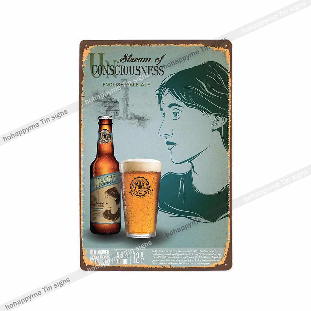 Beer Metal Poster Signs Alcohol Vintage Decoration Plates For Wall Bar Pub Club  Kitchen Bedroom Retro Plaque Home Decor 20x30cm
