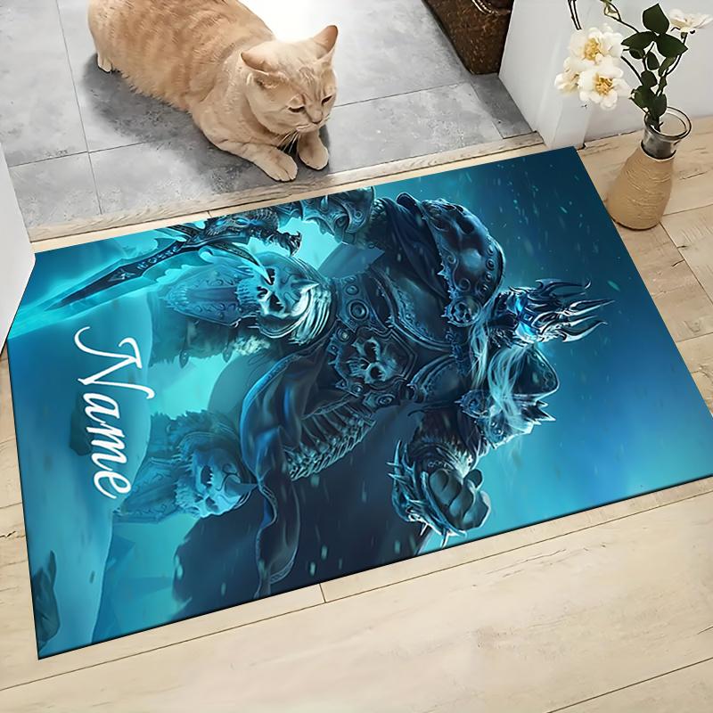 Custom Name BT21 Character Celebration Carpet Rug Customizable Soft Washable Anti-Slip Home Living Room Sofa Mats Personalized Rug. 0909154