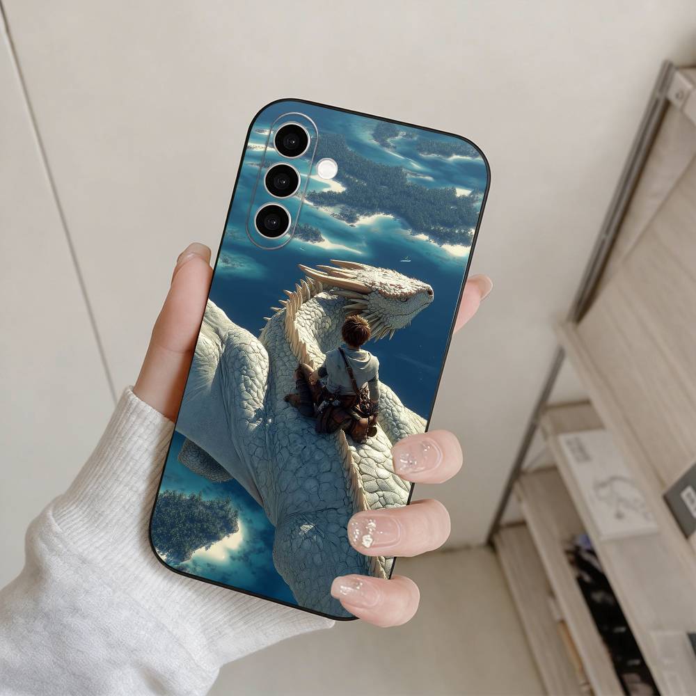 D-Dragon taming expert Phone Case For Samsung Galaxy A73,A72,A71,A70,A53,A52,A51,Others Soft Black Cover