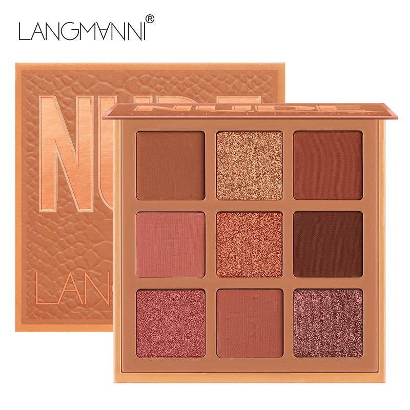 Langmanni 9-Color Eyeshadow Palette