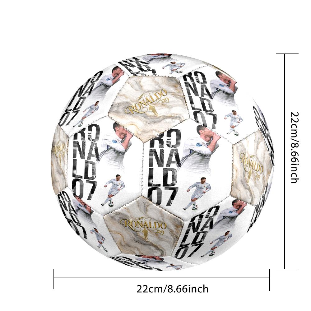 Ronaldo's Juventus Moment Size 5 Football Machine Sewn Indoor/Outdoor Universal Football Unique Gift for Soccer Lovers