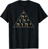 YHVH Triangle Tetragrammaton Tetractys Pyramid T-Shirt Unisex T-Shirt