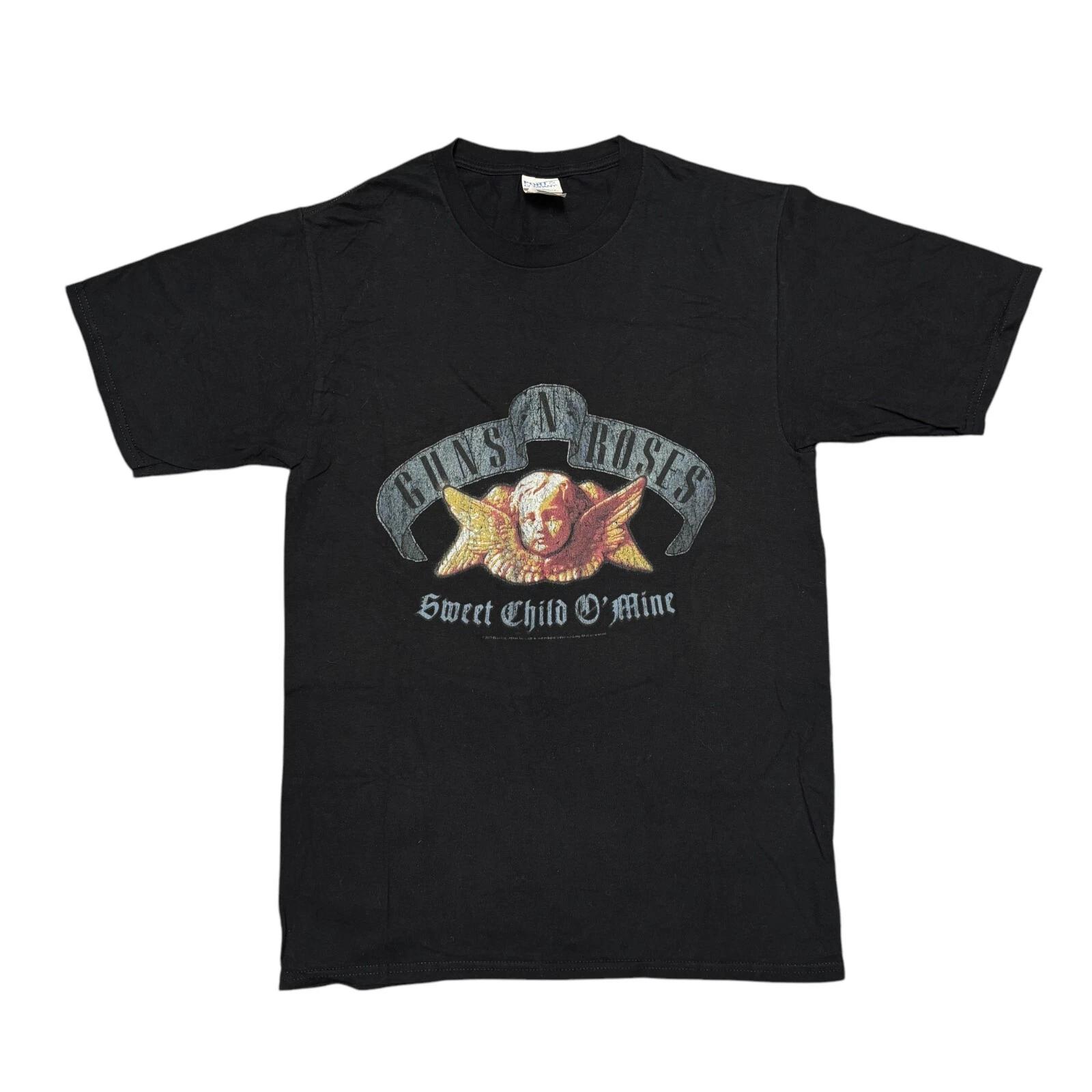 

Guns N Roses Shirt Band Tee Rock T-Shirt Tour Concert Official Music Merch 90s S