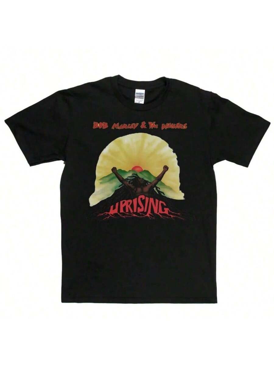 Bob Marley Uprising T-Shirt All Size S-5XL S разноцветный