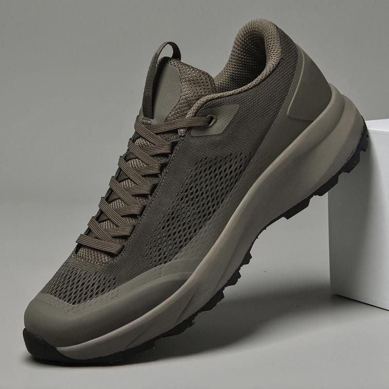 Fashion Lace-Up Male Driving Shoes All-match Men Casual Shoes Breathable Mesh Outdoor Sneakers Fashion Comfortable Male Walking Flats