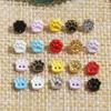 20pcs 5mm Mini Buttons DIY Doll Clothes Metal Buckle Bear Foot Style Buckles for 1/6 Doll Clothing Sewing Accessories