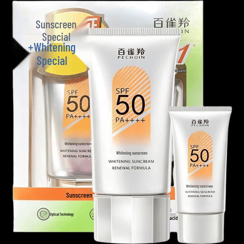 PECHOIN Herbal Whitening Sunscreen Set SPF50+