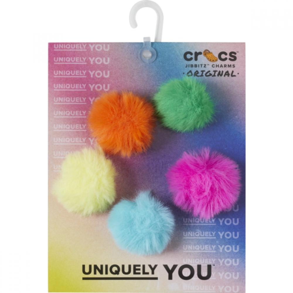 

Crocs Jibbitz Neon Puff Ball 5 Pack 10012131 FREE