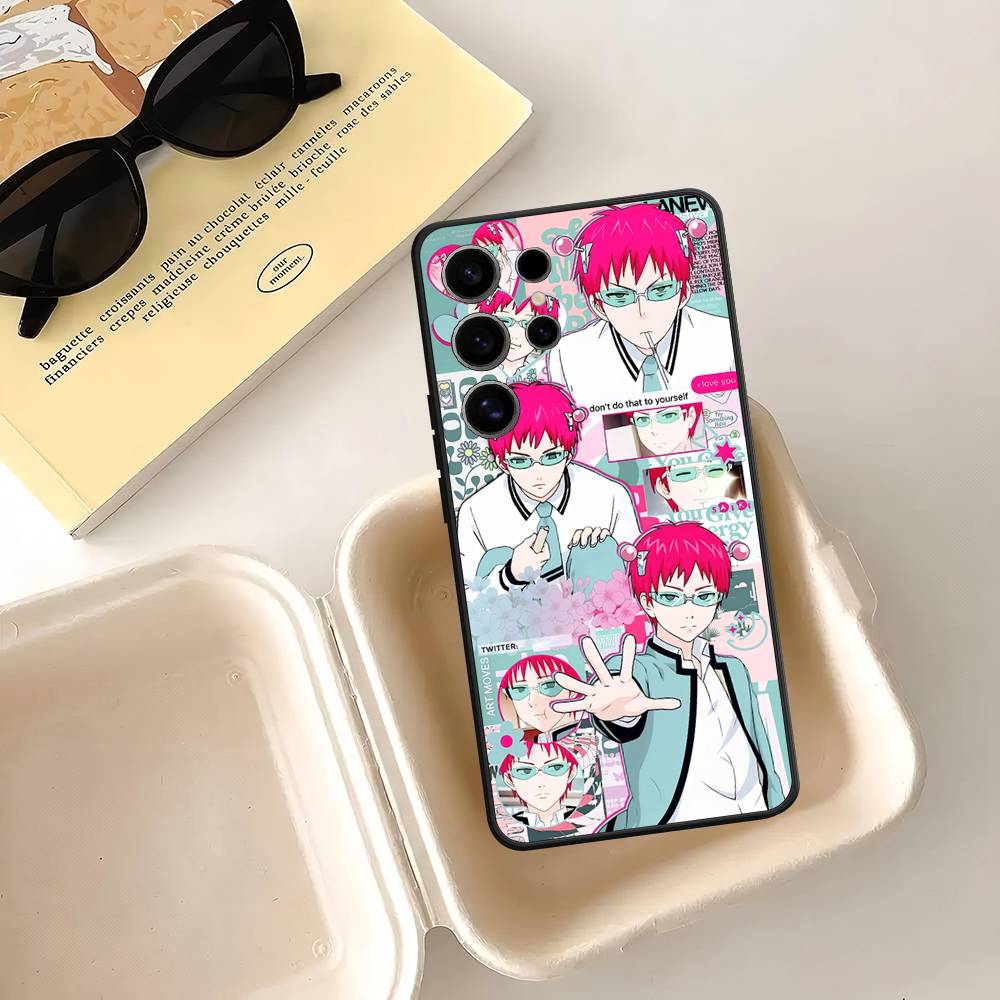 The D-Disastrous Life Of Saiki K Case For Samsung Galaxy Case S25 S23 S22 S21 S30 S20 S10 Ultra Plus FE TPU Soft Cover