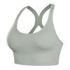 Women's Cross-Back Adjustable Shockproof Sports Bra with Beautiful Buttons