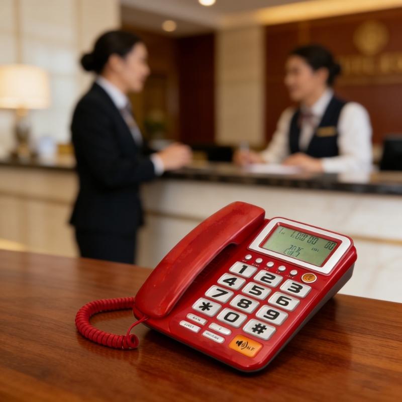 Corded Landline Telephone Landline Desktop Landline Phone Noise Reduction Calling Suitable for Home Hotel Office