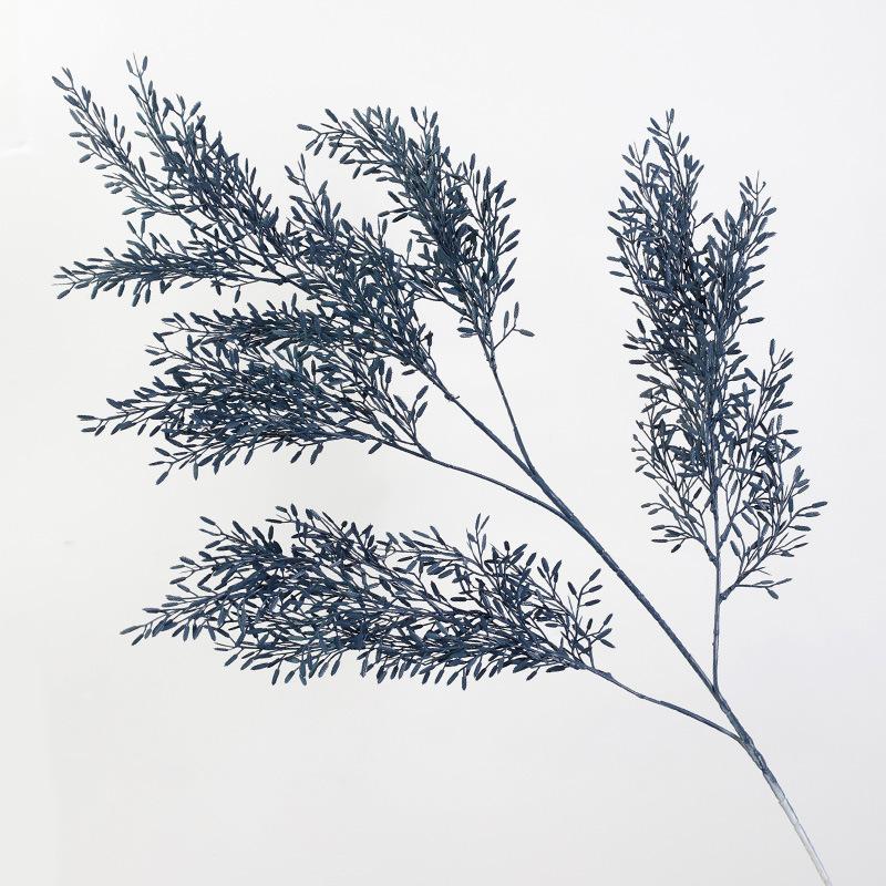 

Имитация растений, алакация, трава, туман, свадебная имитация, цветок, украшение для дома, украшение из инея темно-синий