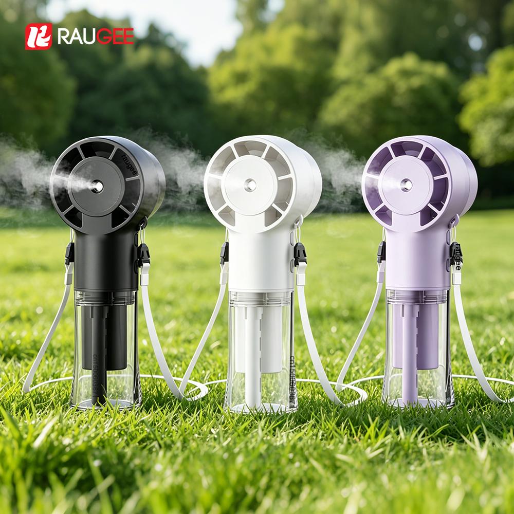 Portable Mini Humidifier Fan USB Handheld Water Mist Fan Rechargeable Personal Spray Fan Mini Hand Small Fan for Outdoor Travel