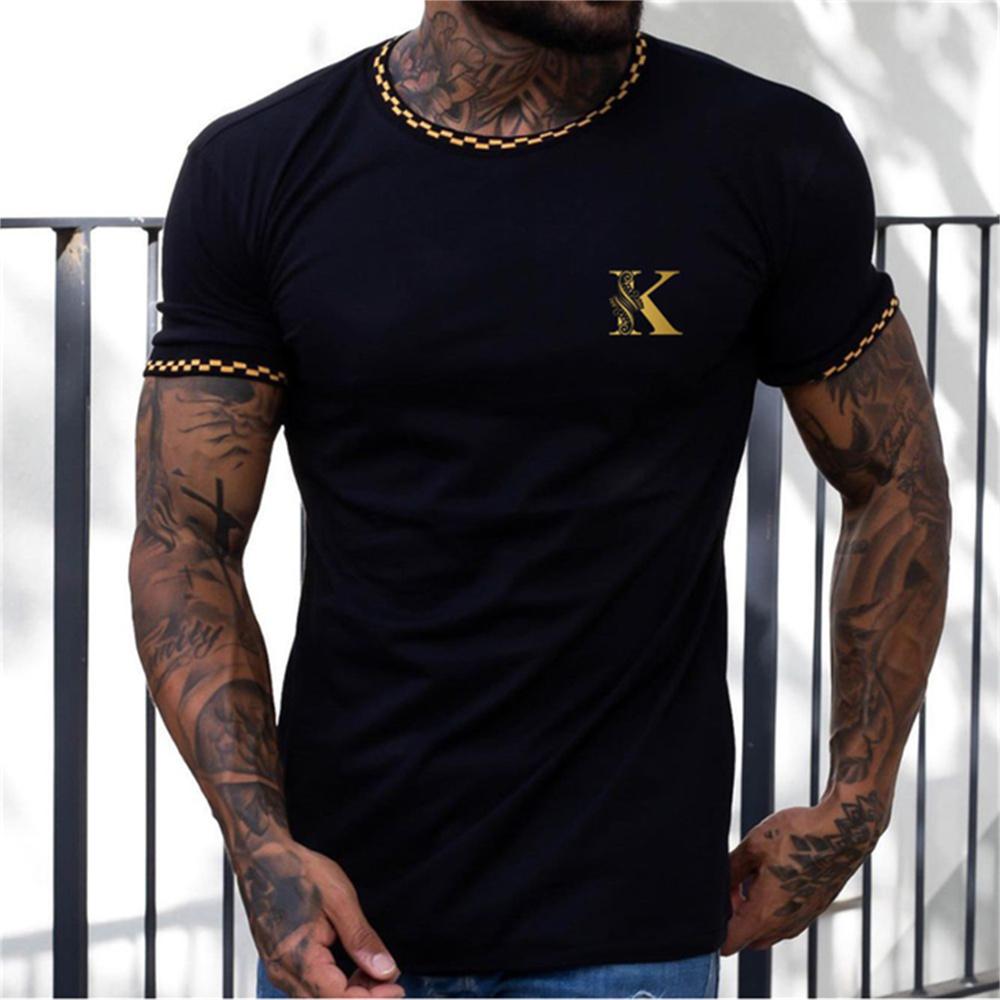 Summer 3D Printed Short Sleeved Sportswear King K/Spade A Pattern Men's T-shirt