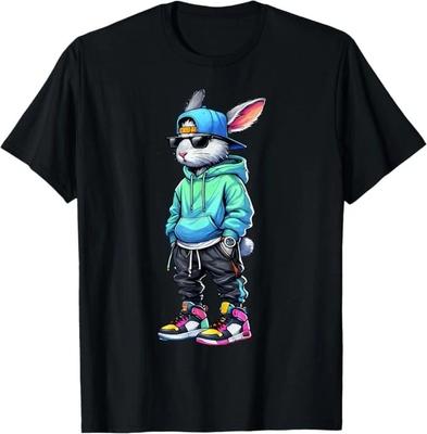 Cool Bunny Rabbit Sunglasses Easter Day For Boys  Kids T-Shirt