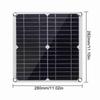 20 Watt 12 Volt Solar Panel Kit Monocrystalline Solar Panel + 60A PWM Charge Controller + Battery Clips 22percent  High
