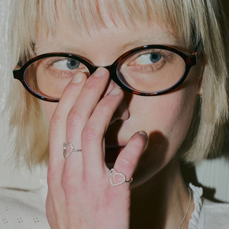 

Denu Sweet pave heart ring Pave Gold No. 12