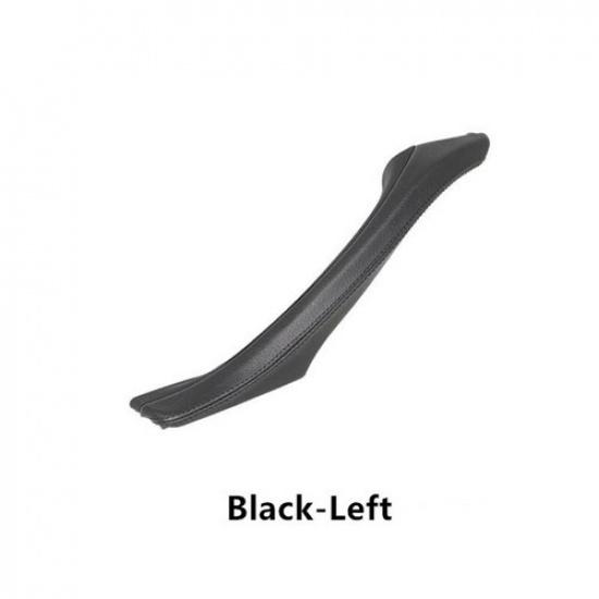Luxury Leather Wrap ABS Car Inner Door Handle Repalce Trim For BMW 5 F10 12 14