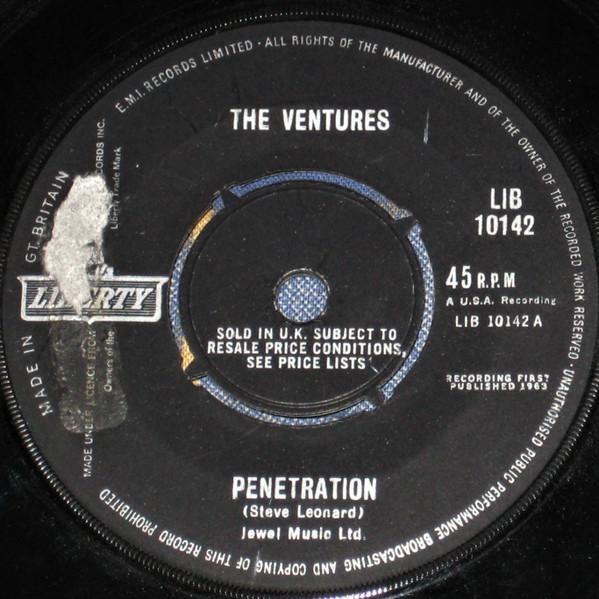 

7inch Record VENTURES - Penetration LIB10142 Liberty 1963 UK Rock Used