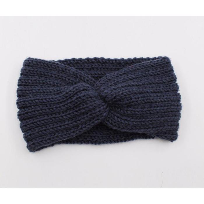 Winter Ear Warmer Headband Women Fashion Elastic Wool Knitted Headband Head Wrap Hairband Girls Elegant Hair Band Accessories