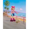 PLAYMOBIL 72126 Barbie Promenade a Malibu, 9 pieces, Des 4 ans