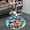 1pc Tropical Leopard Floral Chair Carpet for Office  Machine Washable Rug for Office,  Good Gift for Family or Friends yy251225197
