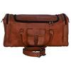 25" Wide Leather Large Travel Luggage Vintage Overnight Weekend Duffel Gym Bag