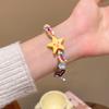 Colored stars beaded fresh bracelet female dopamine design sweet bracelet cute jewelry