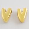 3/6pcs Real Gold Plated A-Z Stainless Steel Beads For Jewelry Making Supplies 2mm Hole Spacer/Loose Bead DIY Handmade Materials