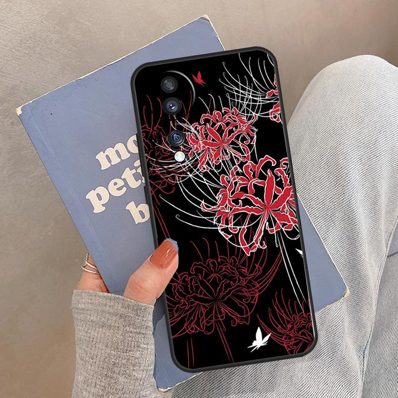 Lycoris radiata Case For Honor Magic 8 7 6 5 Pro Cover For Honor 400 200 X9c X9b X9a X8a X8b 50 70 90 Lite
