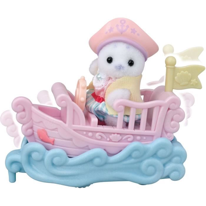 Mini-figurines - SYLVANIAN FAMILIES - Le Petit Train De La Mer - Dès 3 Ans