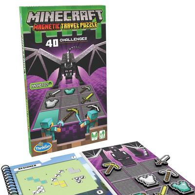 ThinkFun "Minecraft Magnetic Travel Puzzle" 31521 Japanese Instruction Manual Included 8 Years Old and Up ThinkFun