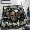 1Pc Bear Eagle Print Flannel Blanket High Quality Warm Comfortable Cover for All Seasons Perfect for Gifts Home Decor
