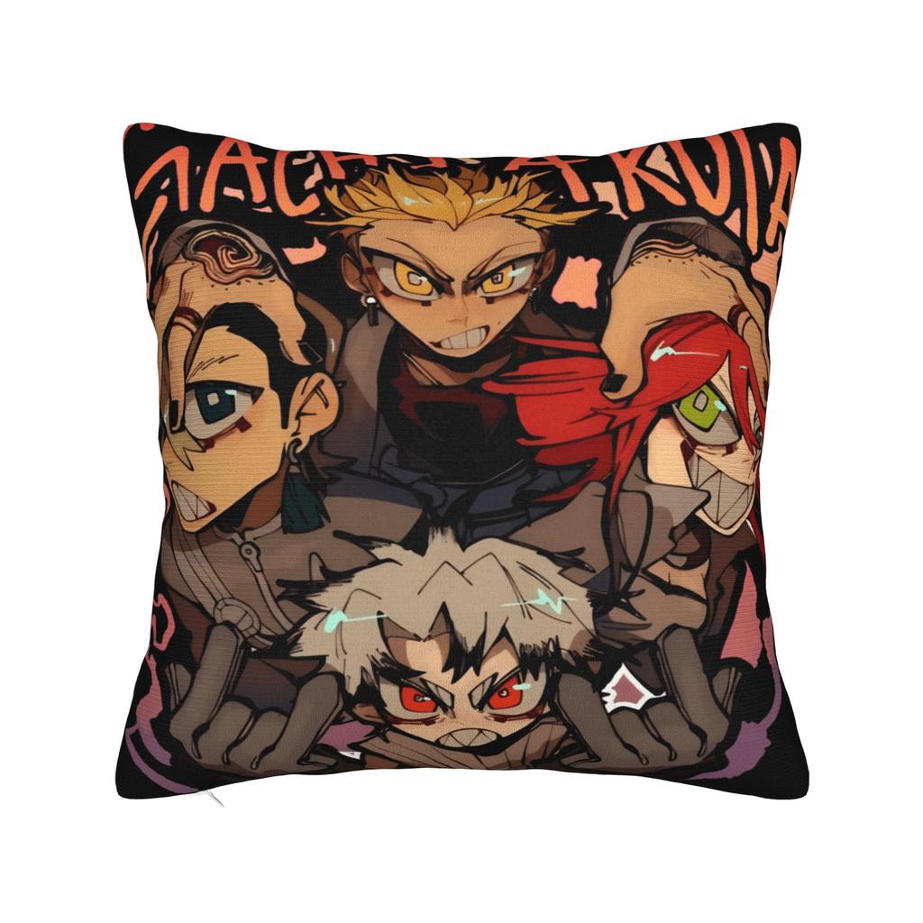 Gachiakuta Jabber Wonger Pillow Cover Soft Cushion Cover Retro Trendy Pillow Case For Chair Sofa Home Decor