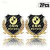 BBJM7 2Pcs 3D Metal BMW Badge Sticker Car Body Decorative Emblem Auto Exterior Accessories For BMW G80 G06 G07 G42 G14 G15 G16 F82 F20