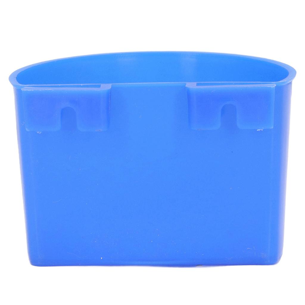 20 stk Fuglematskål Plast Papegøye Vann Fôringskopp Fuglebur Mater Trog Sett Kit Blå 11x6cm /