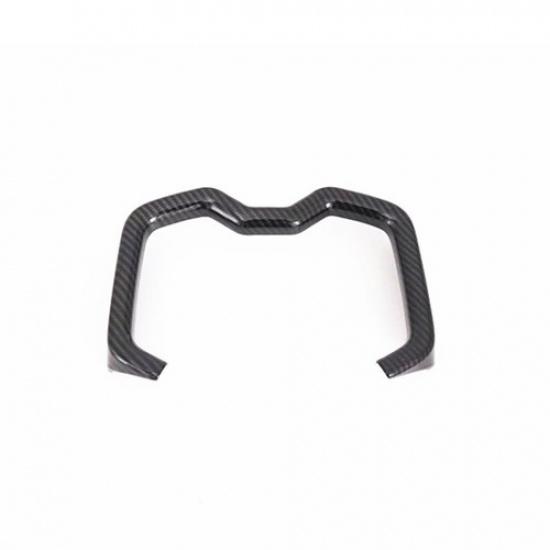 Carbon Fiber Front Water Cup Frame Molding Trim Cover For Toyota RAV4 -
