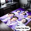 Custom Name Colorful Cartoon K-pop Characters Carpet, Chair Rug,Area Rug for Office Bedroom Living Rooms Bedroom, Doormat Decor Christmas Fan Gifts