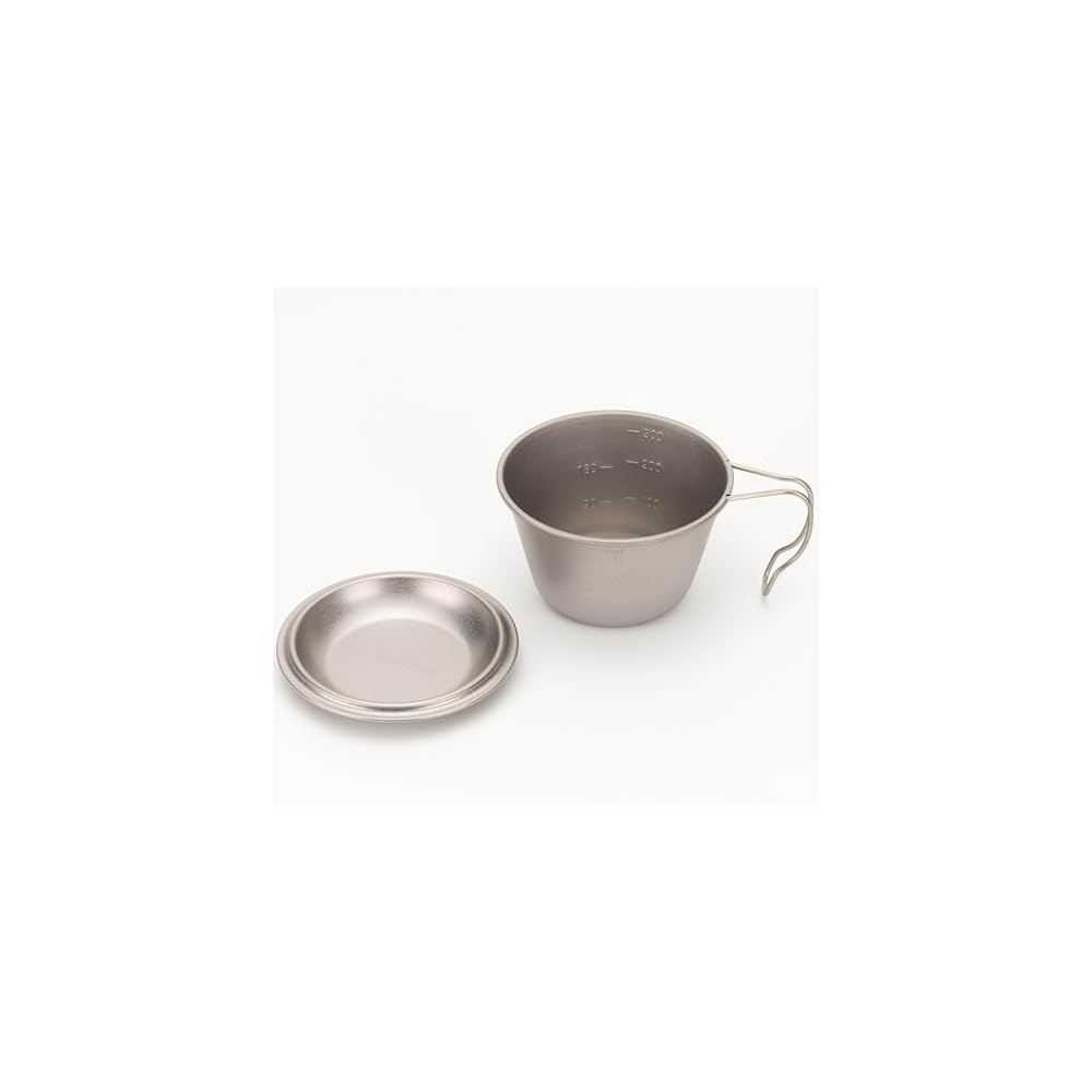 Snow Peak Deep Titanium Sierra Cup with Lid E-314 Lightweight Camping Outdoor Gear