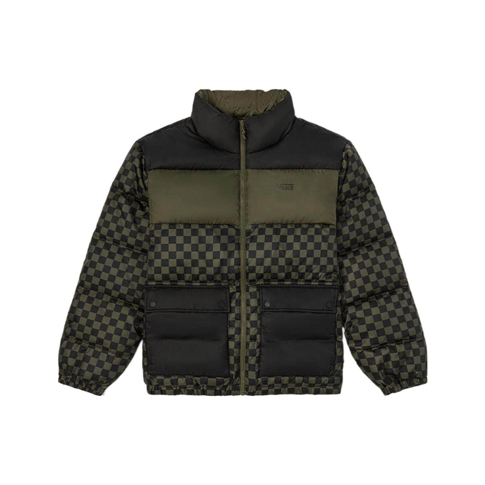 Пуховик Vans Унисекс Зеленый Клетчатый VN00090SBSZ M