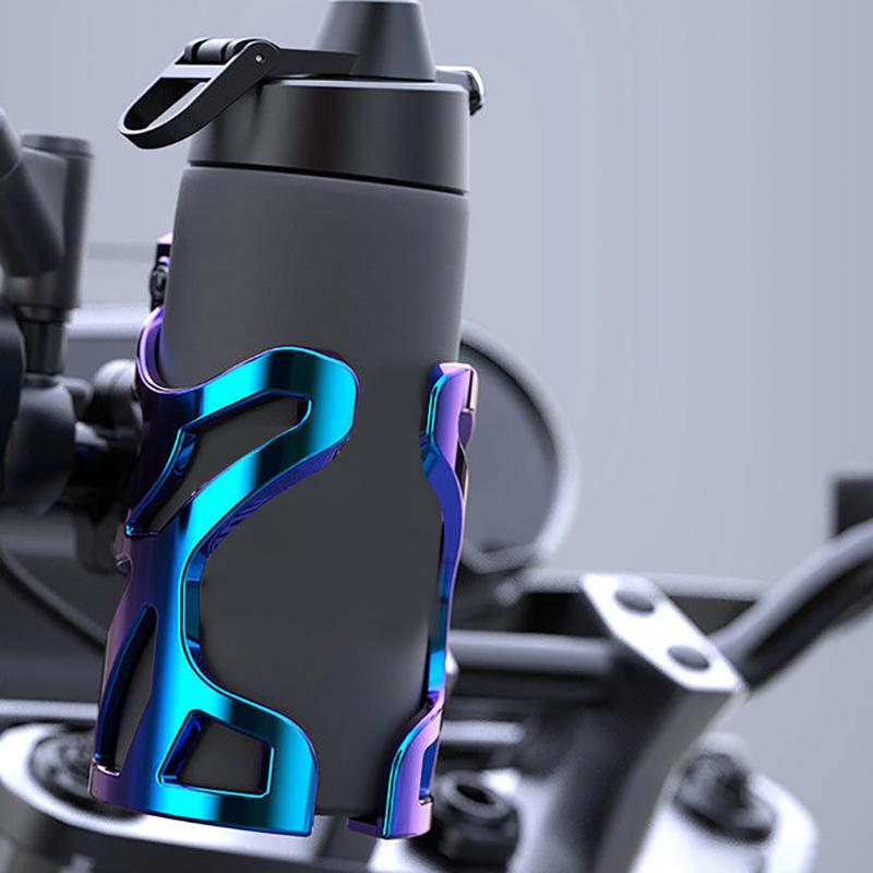 1Stk Motorrad Universal Getränkehalter Fahrrad Wasserbecher Flaschenhalter Motorrad Fahrrad Modifikationszubehör Motorrad Becherhalter