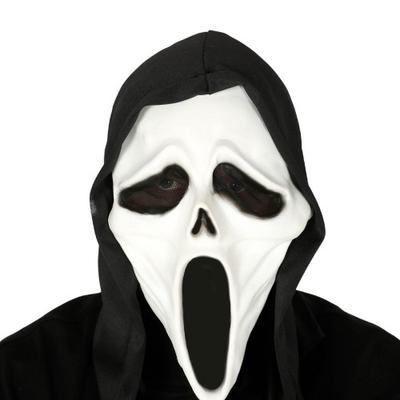 Fiestas Guirca Unisex Adult Killer Hooded Vinyl Mask