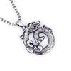 Necklace Retro Flying Dragon Moon Men's Fashion Pendant