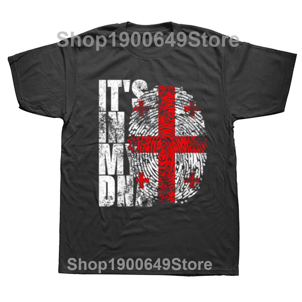 Funny Georgia Flag Map T Shirt Men Short Sleeved Printed Georgian Tee Oneck Loose Style Cotton Tshirt Streetwear