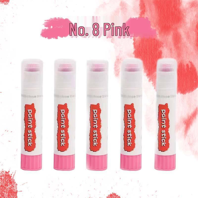 

Quick-Dry Washable Water-Based Crayon Stick - 24 Colors for Kids Drawing and Kindergarten Use No. 8