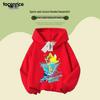 Sonic the Hedgehog Fleece-Lined Kids Hoodie - Trendy Spring/Autumn Jacket for Boys & Girls